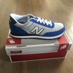 New Balance Men's 501 V1 Sneaker, Grey/Blue